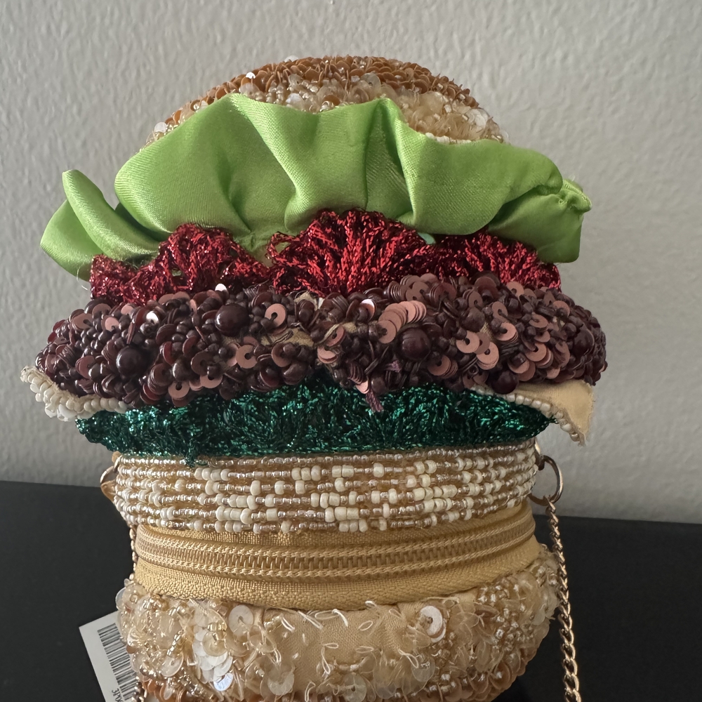 Beaded Hamburger Crossbody Purse | From India to You | TJ Maxx NWT